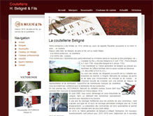 Tablet Screenshot of coutellerie-beligne.com